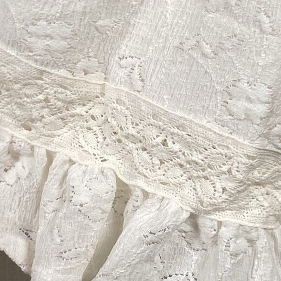 Frye and Co Top Women's Size 2X Floral Long Sleeve V Neck BOHO Festival NWT - Picture 4 of 7